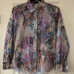 Elliott Lauren Paisley Print Blouse